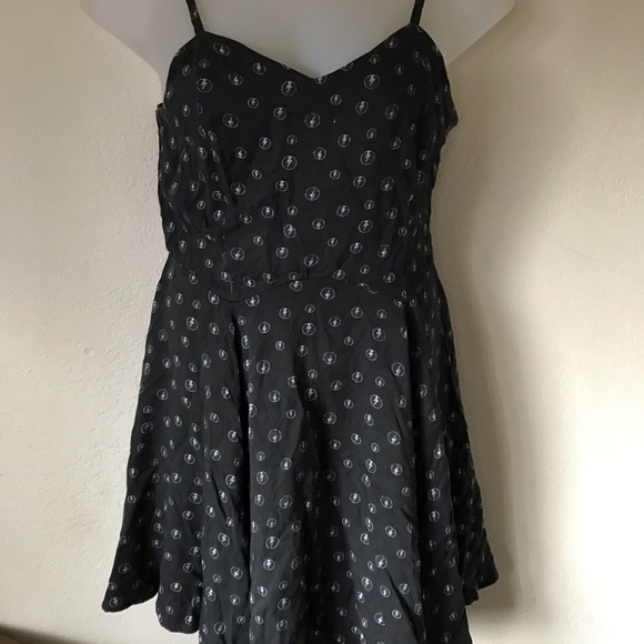 Junk Food Clothing Dresses & Skirts - Lighting bolt dress
